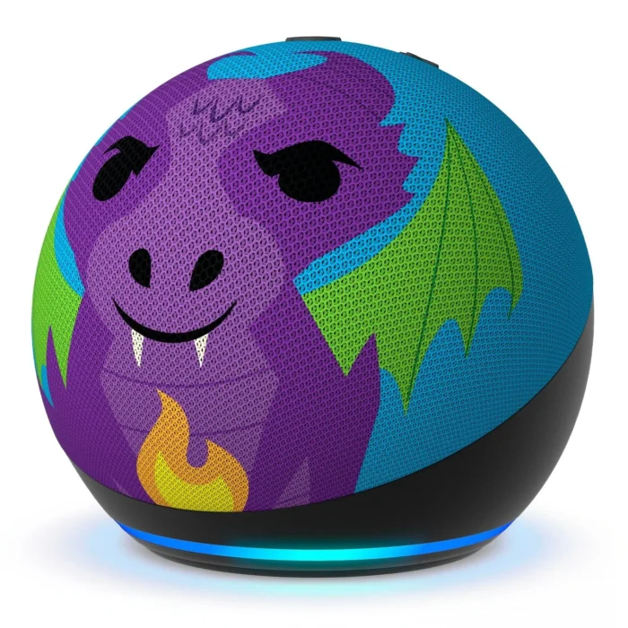 Amazon - Echo Dot Kids (5th Gen, 2022 Release) Fire Dragon - Image 1