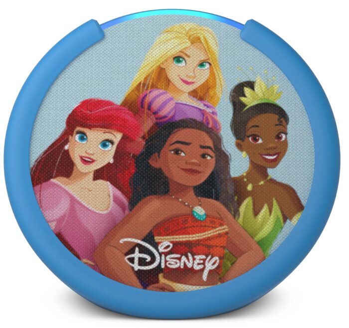 Amazon - Echo Pop Kids Smart Speaker with Alexa - Disney Princess - Image 1